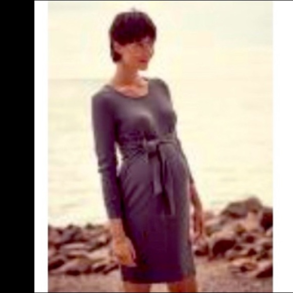 Thyme Maternity - long sleeve maternity dress - size small